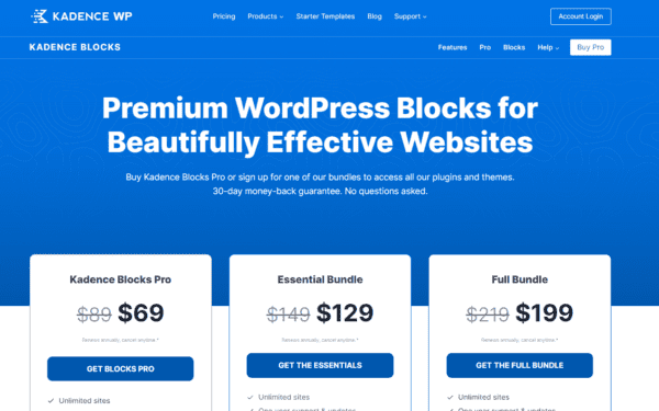 Kadence Blocks Pro v1.7.27