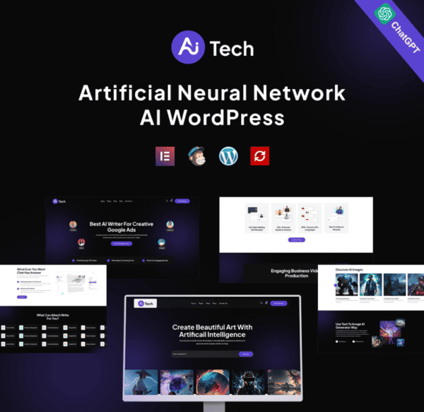 AItech v1.0.0 – AI Writer Landing Page - Image 2